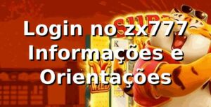 Login no zx777 – Informações e Orientações